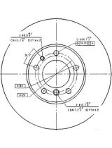 Patron PBD2687 Тормозной диск передний