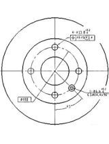 Patron PBD2598 Тормозной диск передний