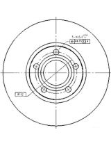 Patron PBD2651 Тормозной диск задний