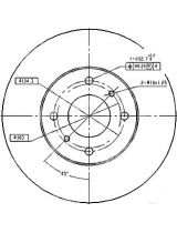 Patron PBD4169 Тормозной диск передний