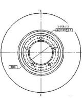 Patron PBD1642 Тормозной диск передний