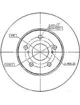 Patron PBD4204 Тормозной диск передний
