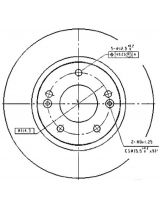 Patron PBD4291 Тормозной диск передний