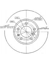 Patron PBD5373 Тормозной диск передний