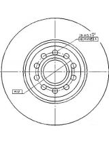 Patron PBD4262 Тормозной диск передний