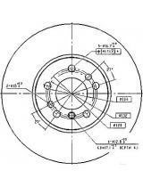 Patron PBD4187 Тормозной диск передний