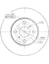 Patron PBD2658 Тормозной диск передний