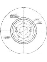 Patron PBD4231 Тормозной диск передний