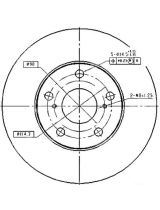 Patron PBD1431 Тормозной диск передний
