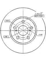 Patron PBD2683 Тормозной диск передний