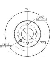 Patron PBD2780 Тормозной диск передний