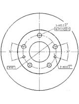Patron PBD7219 Тормозной диск передний