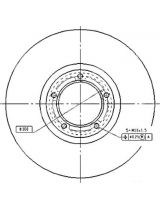 Patron PBD2785 Тормозной диск передний