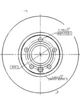 Patron PBD2810 Тормозной диск передний