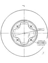 Patron PBD2679 Тормозной диск передний