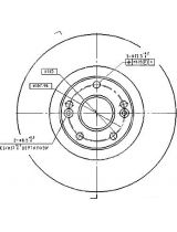 Patron PBD4179 Тормозной диск передний