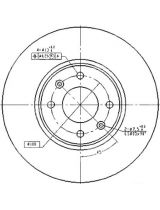 Patron PBD4141 Тормозной диск передний