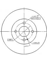 Patron PBD3089 Тормозной диск передний