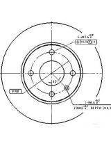 Patron PBD1655 Тормозной диск передний