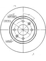 Patron PBD2796 Тормозной диск передний