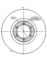 Patron PBD1002 Тормозной диск передний