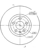 Patron PBD2716 Тормозной диск передний