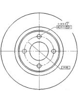 Patron PBD2601 Тормозной диск передний