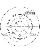 Patron PBD1652 Тормозной диск передний