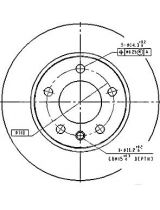 Patron PBD1612 Тормозной диск передний