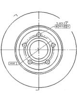 Patron PBD2730 Тормозной диск передний
