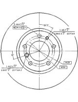 Patron PBD2555 Тормозной диск передний