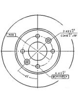 Patron PBD1013 Тормозной диск