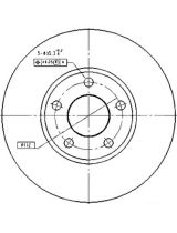 Patron PBD2650 Тормозной диск передний