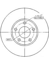 Patron PBD2652 Тормозной диск передний