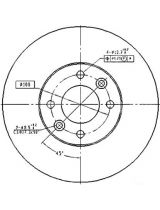 Patron PBD1032 Тормозной диск передний