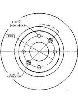 Patron PBD1216 Тормозной диск передний