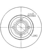 Patron PBD2597 Тормозной диск передний