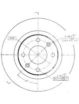 Patron PBD1220 Тормозной диск передний