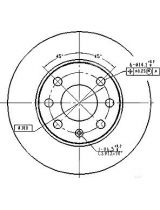 Patron PBD1607 Тормозной диск передний