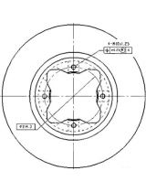 Patron PBD2024 Тормозной диск передний