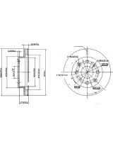Patron PBD3021 Тормозной диск передний