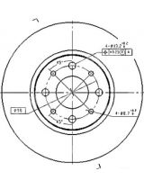 Patron PBD2686 Тормозной диск передний