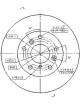 Patron PBD2571 Тормозной диск передний