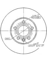 Patron PBD2776 Тормозной диск передний