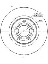 Patron PBD2806 Тормозной диск передний