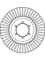 TRW DF6008S Тормозной диск передний