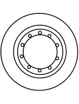 TRW DF4329 Тормозной диск передний