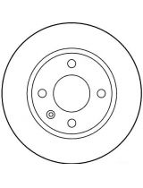 TRW DF2775 Тормозной диск передний