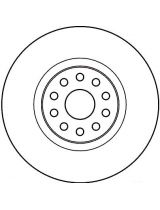 TRW DF4059 Тормозной диск передний