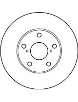 TRW DF4161 Тормозной диск передний